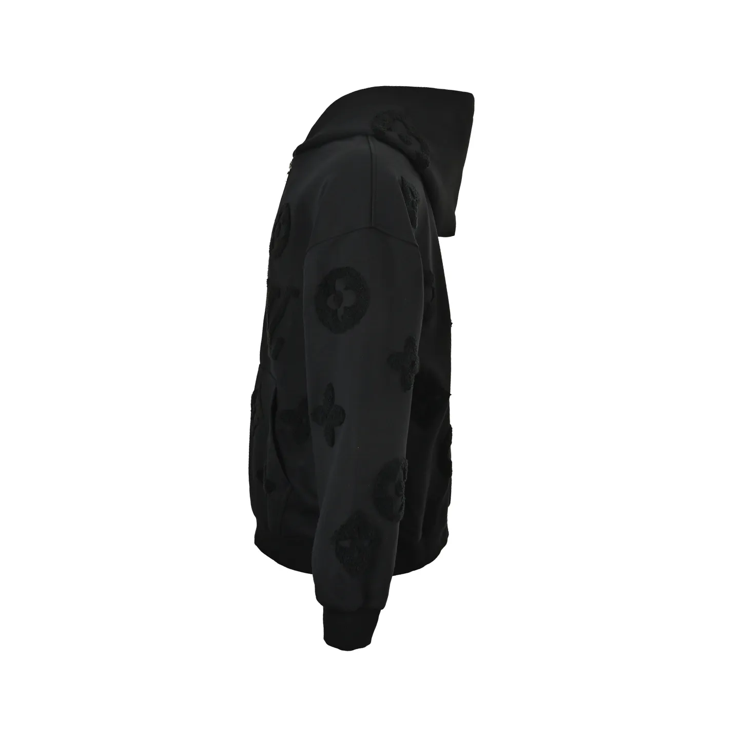 Louis Vuitton/Louis Vuitton towel logo zipper hooded sweatshirt jacket